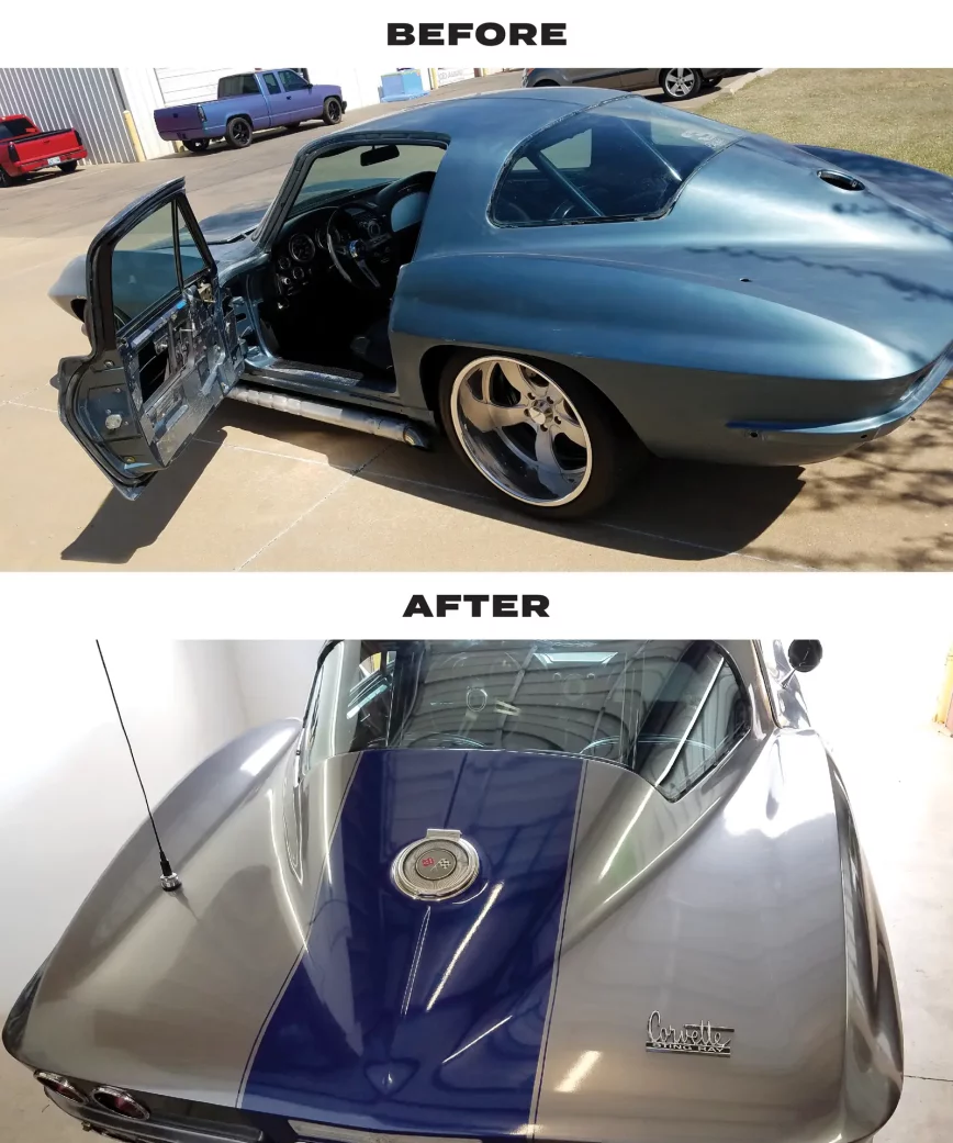 A Full Wrap for a '66 Corvette Stingray