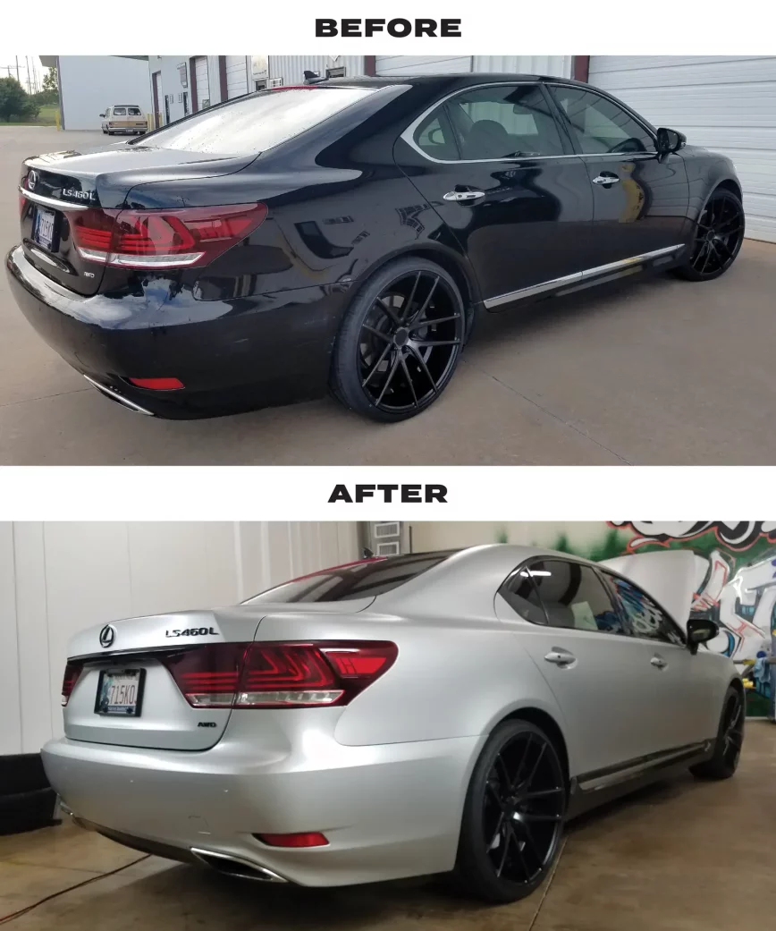 A Full Wrap for a '15 Lexus LS