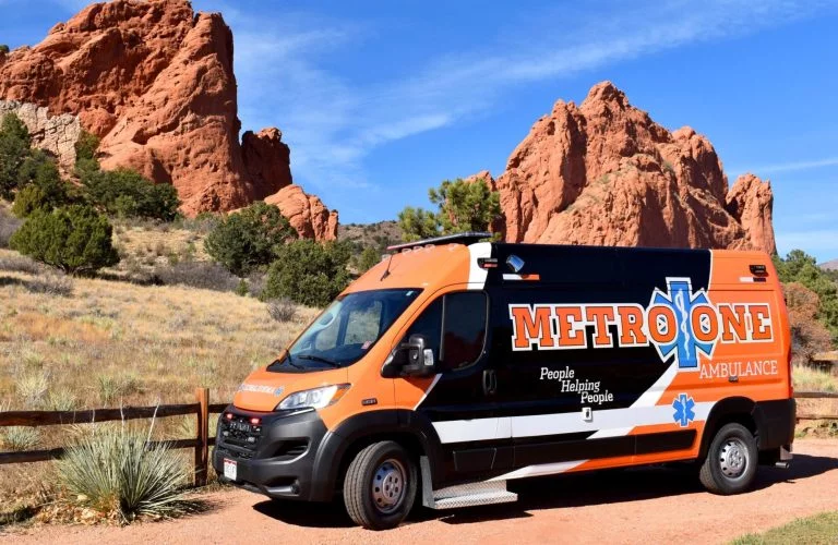 A Full Wrap Rebrand for Metro One Ambulance LLC by WrapTint in Colorado Springs, CO