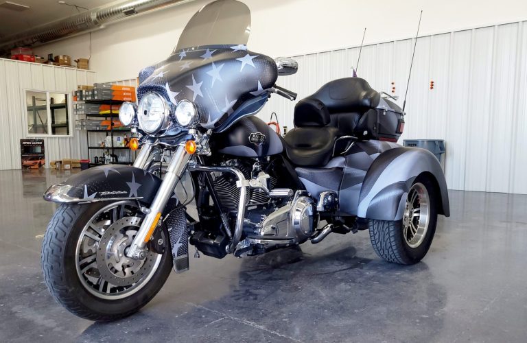 A Patriotic Motorcycle Wrap from WrapTint