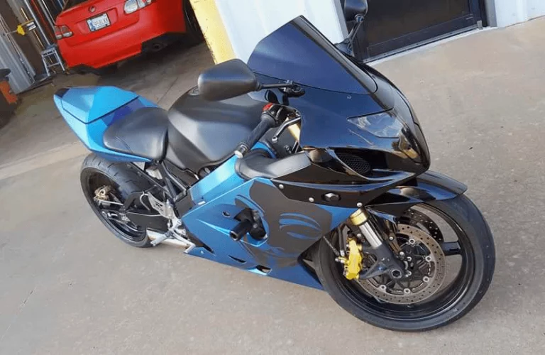 A Custom Motorcycle Wrap by WrapTint